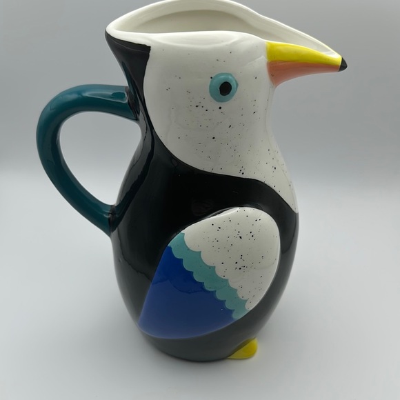 Target Bullseye Colorful Toucan Ceramic Pitcher - Picture 1 of 5